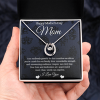 Load image into Gallery viewer, Mom - Loved More Than Words - Mother&#39;s Day Necklace
