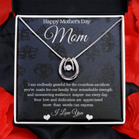Load image into Gallery viewer, Mom - Loved More Than Words - Mother&#39;s Day Necklace
