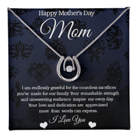 Load image into Gallery viewer, Mom - Loved More Than Words - Mother&#39;s Day Necklace
