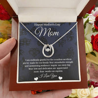 Load image into Gallery viewer, Mom - Loved More Than Words - Mother&#39;s Day Necklace
