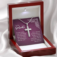 Load image into Gallery viewer, To My Wife - Artisan Cross Necklace
